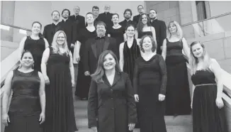  ??  ?? The Ottawa Bach Choir, with founder Lisette Canton, front and centre, performs Saturday, Nov. 30, at St. Matthew’s Church as they get ready for a June appearance in Leipzig, Germany, at the annual Bach Festival.