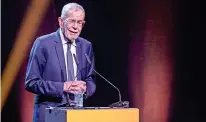  ?? ?? Präsident Alexander Van der Bellen