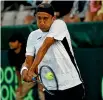  ?? GREG MOLLER/ TENNIS NZ ?? Ajeet Rai, seen here in a 2020 Davis Cup match in Auckland, has been called out for performing pu¯ kana at a party.