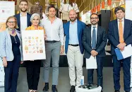  ?? ?? Il premio Le «67 colonne per l’Arena di Verona» è stato premiato a Milano come miglior progetto Art Bonus nell’ambito del Premio Cultura + Impresa