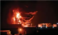  ?? AFP ?? Yemen’s Houthi rebels used drones to attack a Saudi Aramco oil plant in Jeddah in March this year