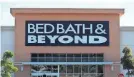  ?? GETTY IMAGES / JUSTIN SULLIVAN ?? Bed Bath & Beyond plans to close 200 of its namesake stores over the next two years,
