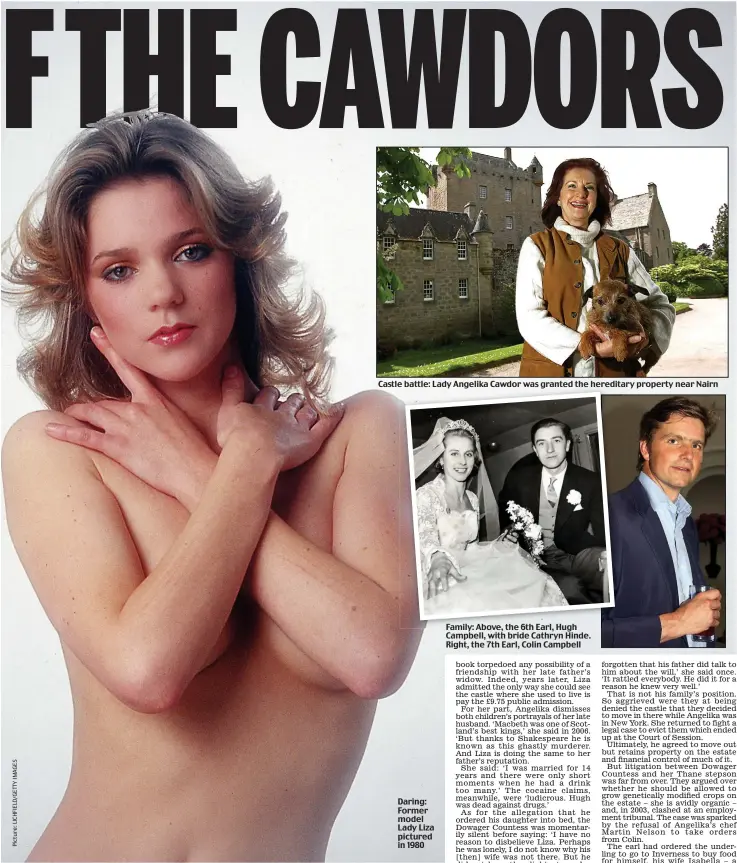  ??  ?? Daring: Former model Lady Liza pictured in 1980