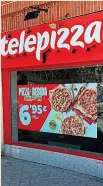  ?? ?? Telepizza es la principal enseña de Food Delivery Brands.
