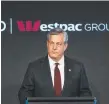  ??  ?? Westpac CEO Brian Hartzer.