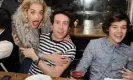  ?? Benett/Getty Images ?? Harry Styles (right) in 2013, with Rita Ora and Nick Grimshaw. Photograph: David M