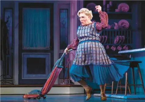  ?? JOAN MARCUS ?? Rob McClure in the title role of “Mrs. Doubtfire.” He played the role on Broadway and is also starring in the national tour coming to The Bushnell this week.