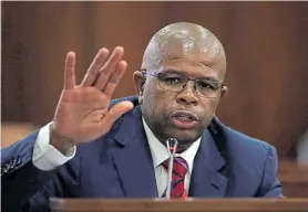  ?? Picture: ESA ALEXANDER / SUNDAY TIMES ?? IN THE SPOTLIGHT: Former Prasa CEO Lucky Montana