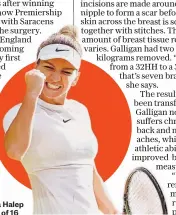  ?? ?? ‘Sacrifice’: Simona Halep had surgery at age of 16