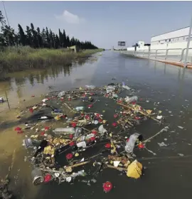  ?? Photo: EFE ?? The nearby area was left underwater following the storm which hit the zone in September, 2019