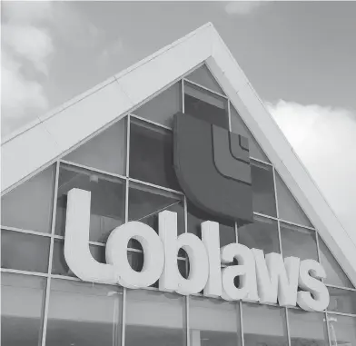  ?? RYAN REMIORZ / THE CANADIAN PRESS FILES ?? Loblaw-owned Glenhuron Bank Ltd. was viewed as a bank under Barbadian law, Loblaw’s lawyer argues.