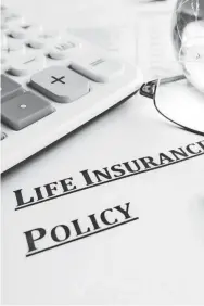  ?? GETTY IMAGES ?? Term life insurance has a fixed end date.