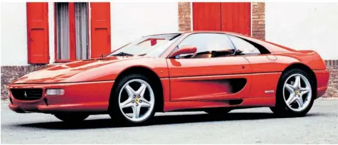  ?? FOTO: FERRARI/DPA ?? Klassische­s Design trifft Exklusivit­ät: der Ferrari F355