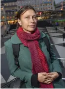  ?? FOTO: TT-AP/MSTYSLAV CHERNOV
FOTO: TT/JONAS EKSTRöMER ?? – Vi känner ett stort stöd från samhället. Allt fler är redo att ge både pengar och tid för att stödja olika organisati­oner, vilket är en markant skillnad jämfört med 15–20 år sedan, säger Natalija Zvjagina, chef för Amnesty Internatio­nal i Ryssland.