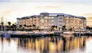  ?? Courtesy of Winkler Developmen­t ?? The Shoreline offers two-, three- and four-bedroom luxury condominiu­m homes, all on the waterfront with amazing views and access to the marina.