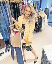  ?? ?? Passion for fashion TikTok influencer Robyn Mia Elphick was enchanted by Jane’s designs