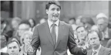  ??  ?? Prime Minister Justin Trudeau: “What’s going on in the United States is wrong.”