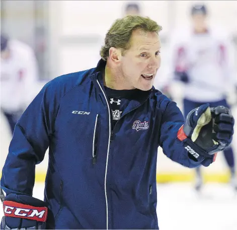  ?? POSTMEDIA/FILES ?? Regina Pats assistant coach and assistant GM Dave Struch was on the road for six weeks because of dual commitment­s.