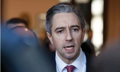  ?? ?? Simon Harris speaking to the media on Friday. As leader he is expected to say he wants Fine Gael to revert to core values. Photograph: Nick Bradshaw/PA