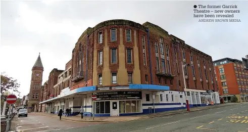  ?? ANDREW BROWN MEDIA ?? ● The former Garrick Theatre – new owners have been revealed
