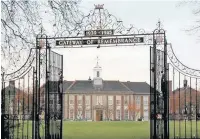  ??  ?? ●● The historic buildings and gates at King’s School’s Cumberland Street site are to be sold