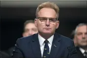  ?? ALEX BRANDON — THE ASSOCIATED PRESS FILE ?? In this Dec. 3, 2019, photo, acting Navy Secretary Thomas Modly testifies during a hearing of the Senate Armed Services Committee on Capitol Hill in Washington.