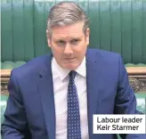  ??  ?? Labour leader Keir Starmer