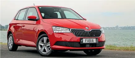  ??  ?? The Fabia’s new face brings it into line with the rest of the Skoda range.