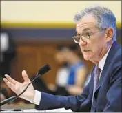  ?? Susan Walsh Associated Press ?? FED CHAIRMAN Jerome Powell said that since May, crosscurre­nts that seemed to moderate earlier “have reemerged, creating greater uncertaint­y.”