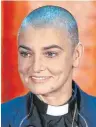  ?? FOTO: DPA ?? Die irische Sängerin Sinéad O’Connor wird heute 50 Jahre alt.