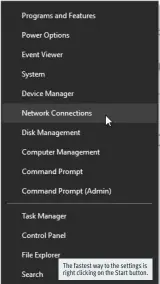  ??  ?? The fastest way to the settings is right clicking on the Start button.