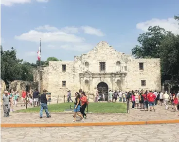  ?? NATALIE KOKONIS ?? The Alamo is a designated UNESCO World Heritage site.