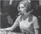  ?? PROVIDED BY PHIL BRAY/ NETFLIX ?? Anya Taylor- Joy plays chess prodigy Beth Harmon in Netflix's “The Queen's Gambit.”