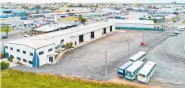  ?? ?? The Morrinsvil­le property consists of a truck parking yard, warehousin­g and office complex.