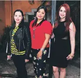  ??  ?? Glenda Véliz, Cristela Molina y Ruth Irimeicu.
