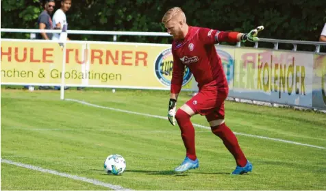  ?? Foto: Norbert Staub ?? Schwabmünc­hens Torhüter Felix Thiel wechselt zum Regionalli­gisten FC Memmingen.