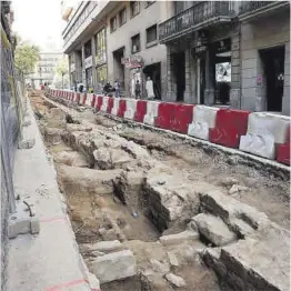  ?? Álvaro Monge. ?? Restos del antiguo convento de Jonqueres, en la calle del mismo nombre.