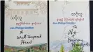  ??  ?? Ins Burmesisch­e übersetzt: Jan Philipp Sendkers Trilogie ist ein Bestseller in Myanmar
