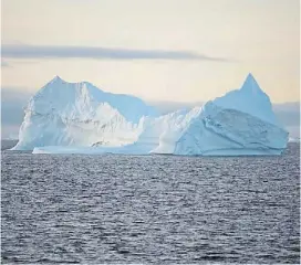  ??  ?? Desprendim­iento. El Larsen C se encuentra en la península antártica.