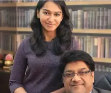  ??  ?? komal Agarwal and Ajay Agarwal, Pebble