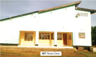  ?? ?? MT
Tikwiri Clinic