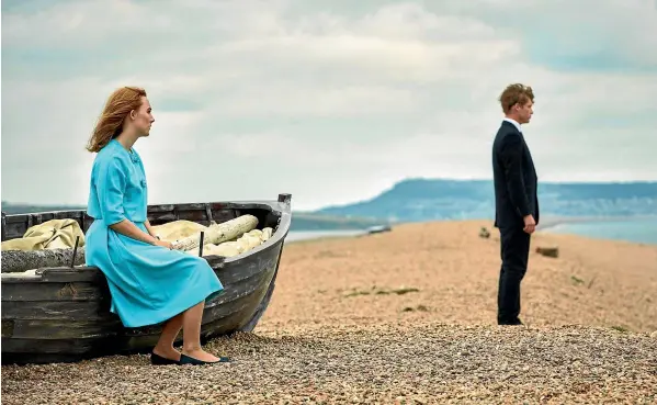  ??  ?? Saoirse Ronan and Billy Howle are pretty much perfect in On Chesil Beach.