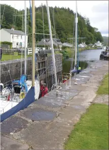  ??  ?? The Crinan Canal was completed in 1809 and runs between Ardrishaig and Crinan