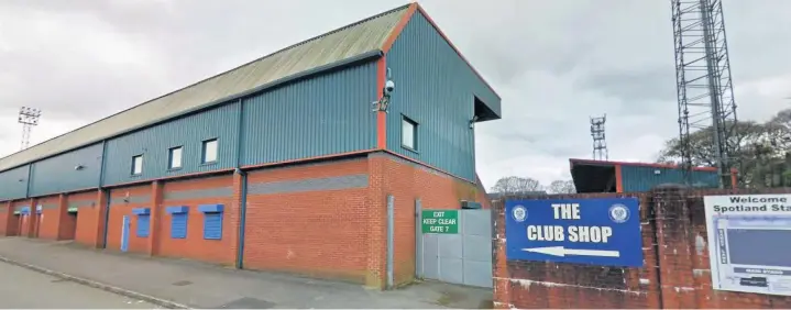  ?? Google ?? Rochdale Football Club’s Crown Oil Arena will remain closed until further notice in light of the coronaviru­s outbreak – but Dale’s work continues behind the scenes