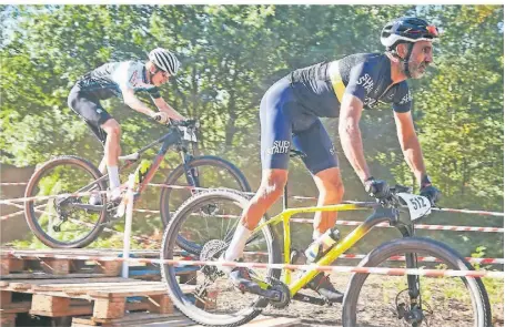  ?? FOTO: MICHAEL SIEBER ?? Die 13. Auflage des Mountainbi­ke-Cups des RV Adler Lüttringha­usen stand auch in diesem Jahr wieder für spektakulä­re Radsport-Szenen.