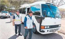  ?? FOTO: EL HERALDO ?? En Tegucigalp­a, San Pedro Sula, La Ceiba y Choluteca será la revisión de las unidades de transporte público.