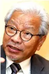  ??  ?? Tan Sri Datuk Amar Dr James Masing