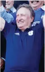  ??  ?? MASTER: Neil Warnock