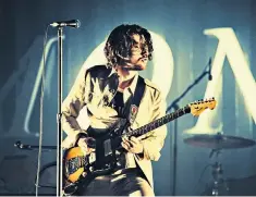  ??  ?? Back in business: Alex Turner and co delivered a thumping set that successful­ly wove together the band’s disparate material