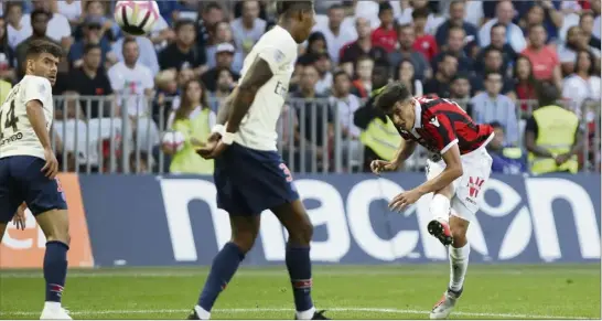  ?? (Photo Sébastien Botella) ?? Moins d’une semaine après la réception du PSG (-), Youcef Atal a tapé dans l’oeil de bon nombre de recruteurs à Toulouse (-).